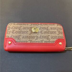 Juicy Couture Red and Cream Wallet